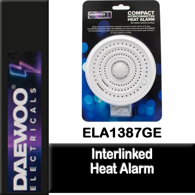 *** In Store Only *** Daewoo ELA1387GE Interlinked Heat Alarm - Image 4